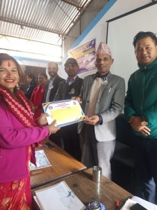 पाल्पाको रम्भामा लैङ्गिक हिंसा बिरूद्धकाे- १६ दिने अभियान सम्पन्न।